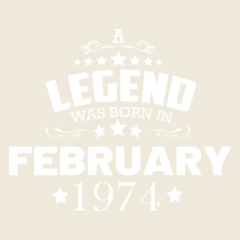 Février 1974 Anniversaire Vintage