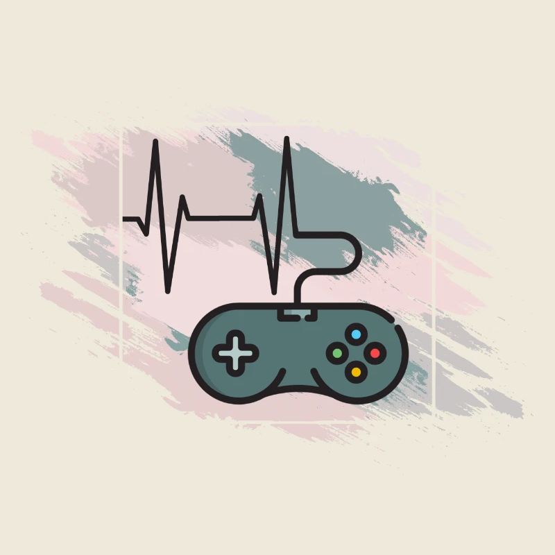 Heartbeat Gaming Controller Retro