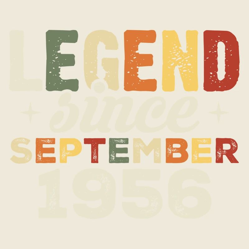 Legendär seit September 1956 Geburtstag September