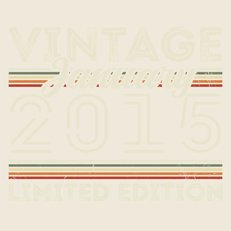 Janvier 2015 Millésime 2015 - Anniversaire Janvier 2015