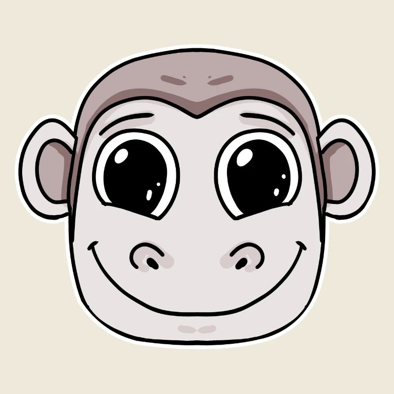Animal à tête de singe