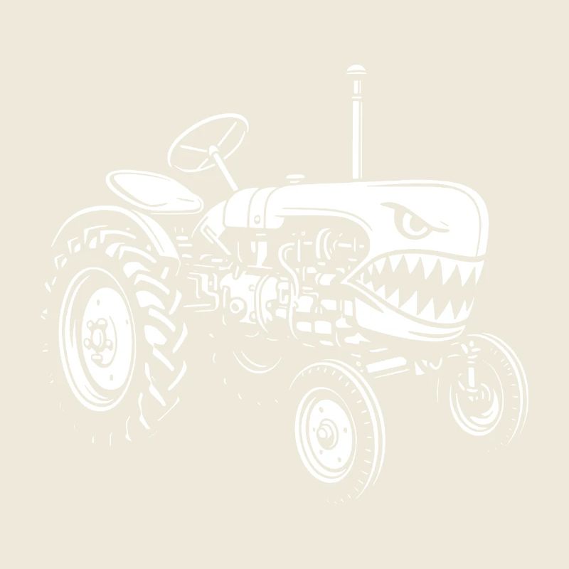 Shark Tractor Attack