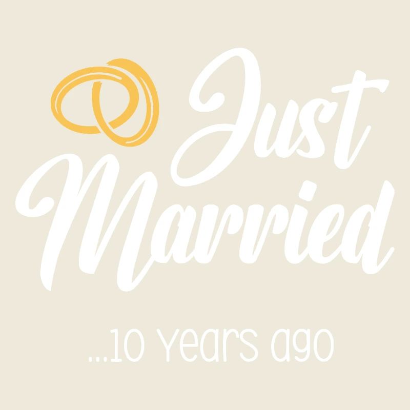Vient de se marier 10 ans de mariage Anniversaire de mariage