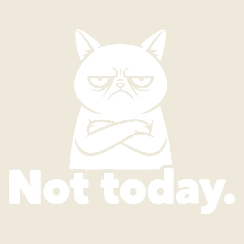 Grim Cat Not Today Meme