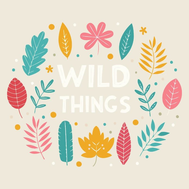 Wild Things Blumenmuster