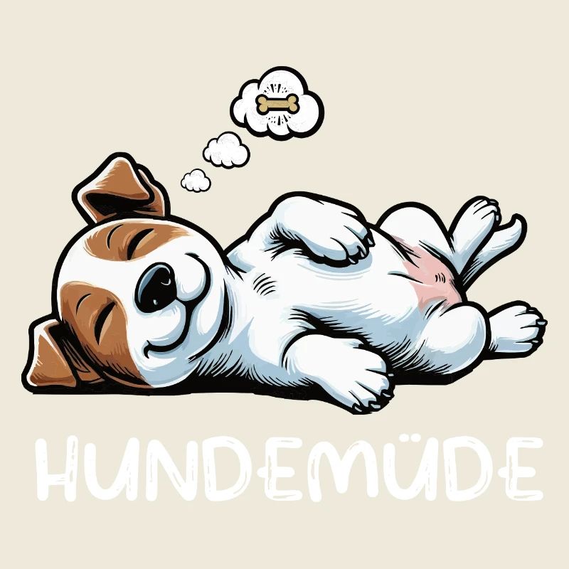 Hundemüde Jack Russel terrier Jack russel besitzer
