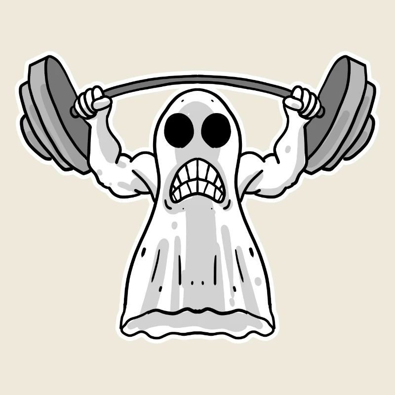 Gewicht heben - Geist Motiv