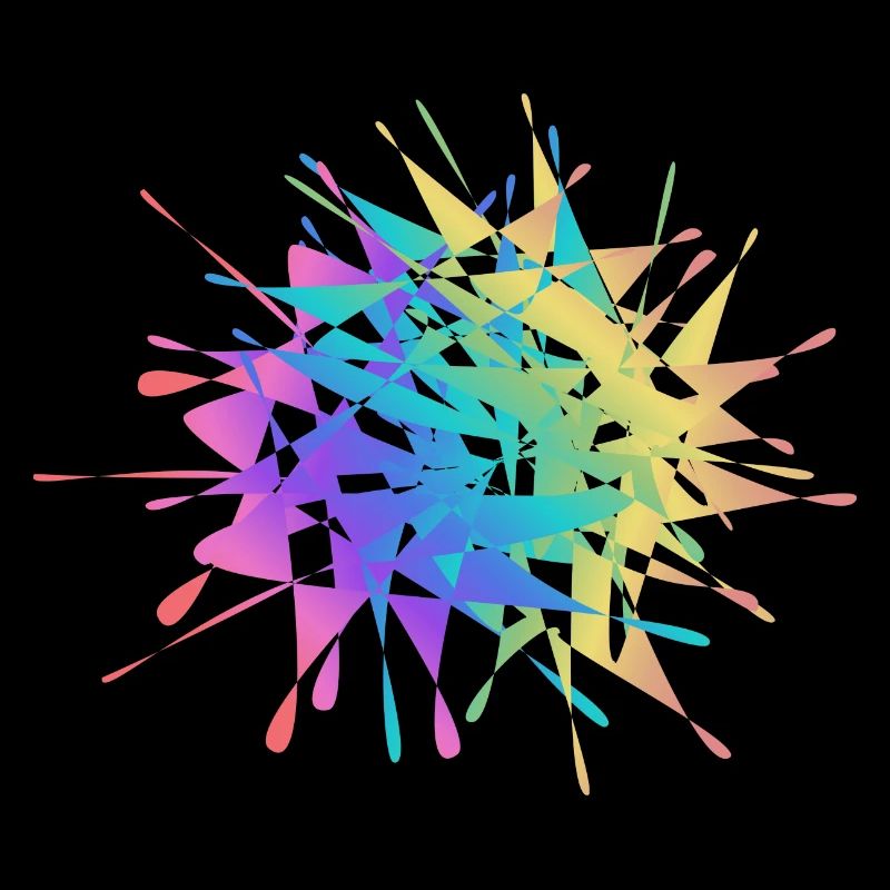 Farbklecks Regenbogen