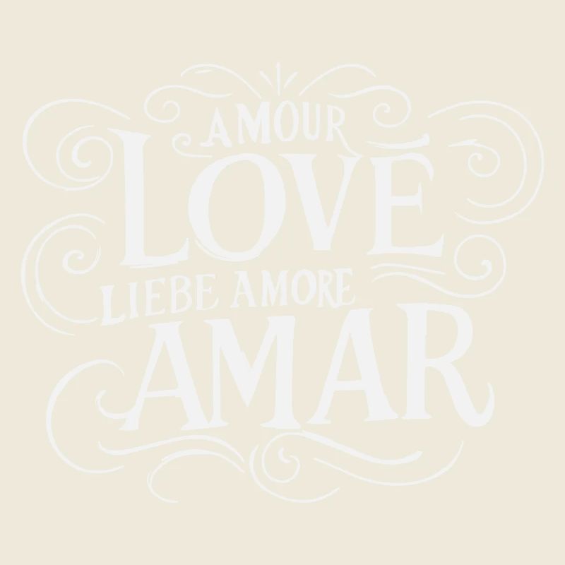 Amour universel - Blanc romantique et orné