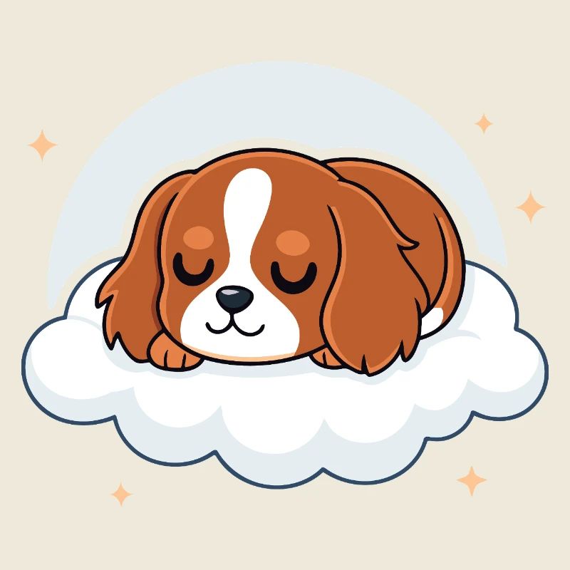 Puppy Sleeper Rider on Cloud