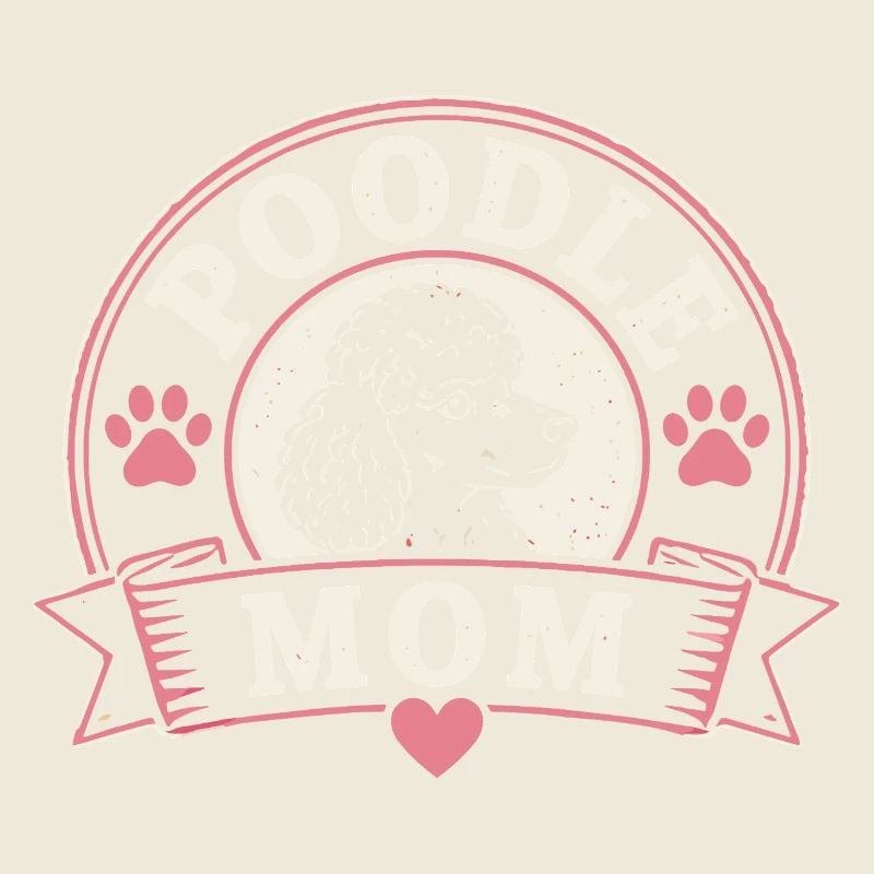 Logo de la Maman Caniche Imprimé