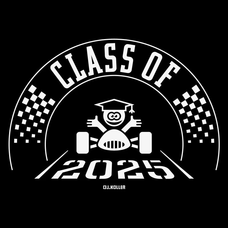 Class Of 2025 (Abschlussklasse Zieleinfahrt White)