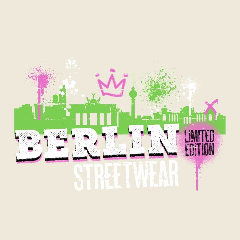 Berlin Skyline City Germany Graffiti Art