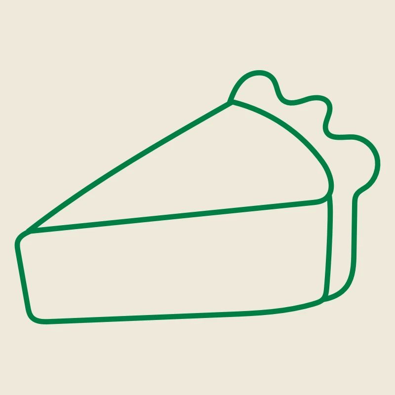 Ein einziges Stück Kuchen