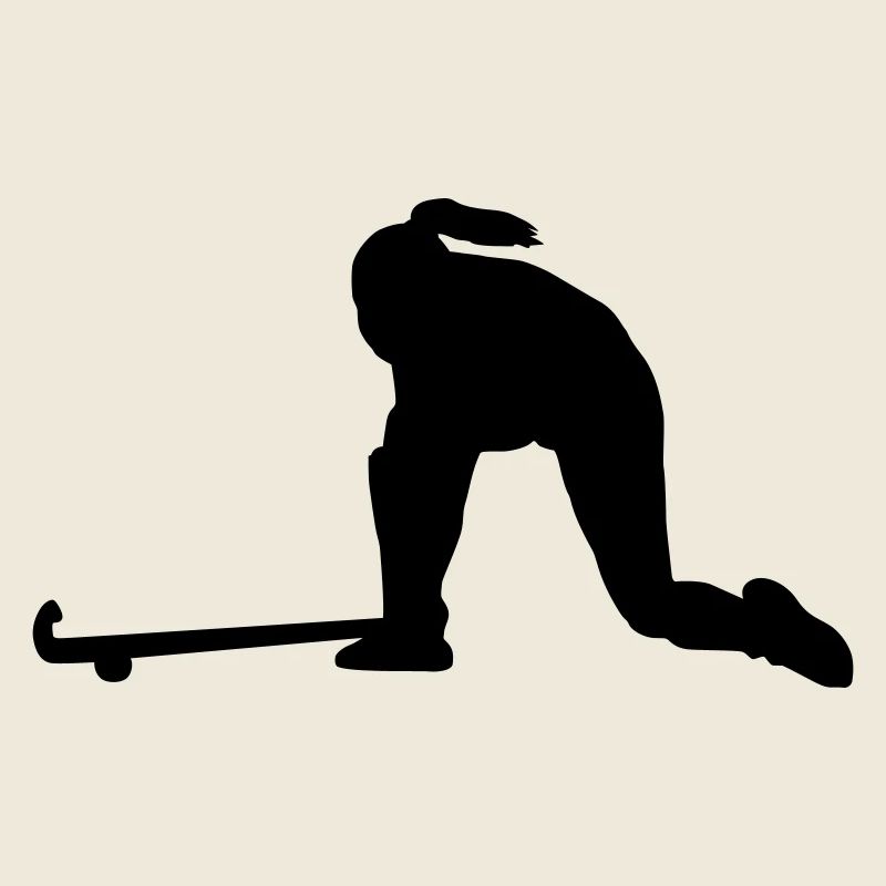 Cadeau de conception de joueur de hockey sur gazon pour femmes