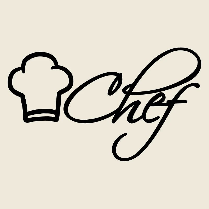 Chef Chef Cap Logo Star Chef