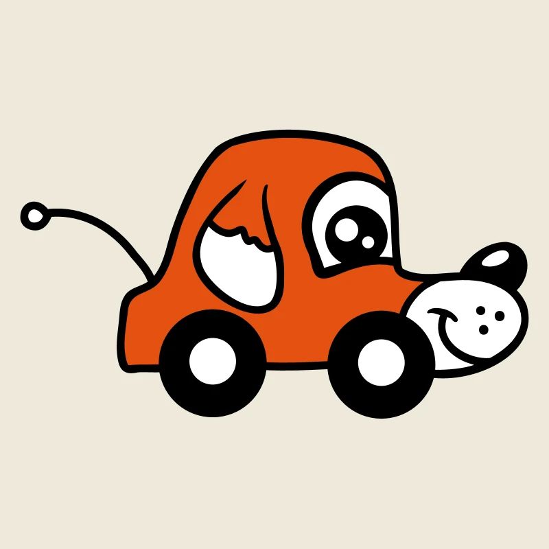 Dog Car Toy Remote Controlled Driving Wheels Cute