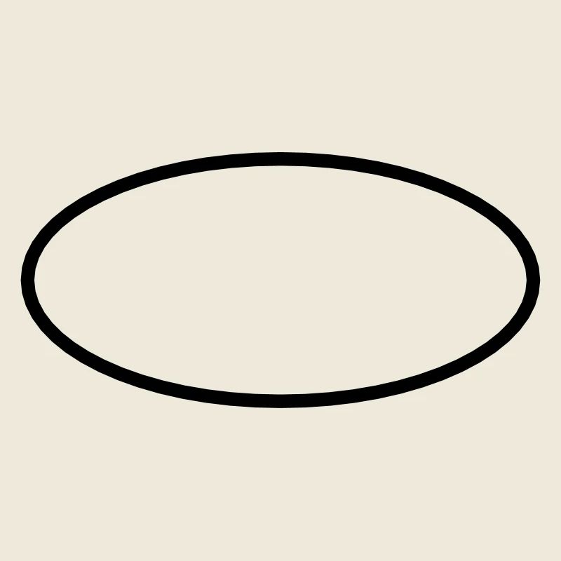 Math symbol - ellipse
