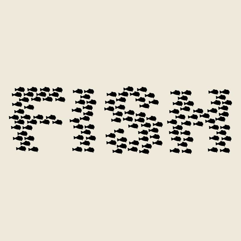 Fischschwarm / fish swarm (1c)