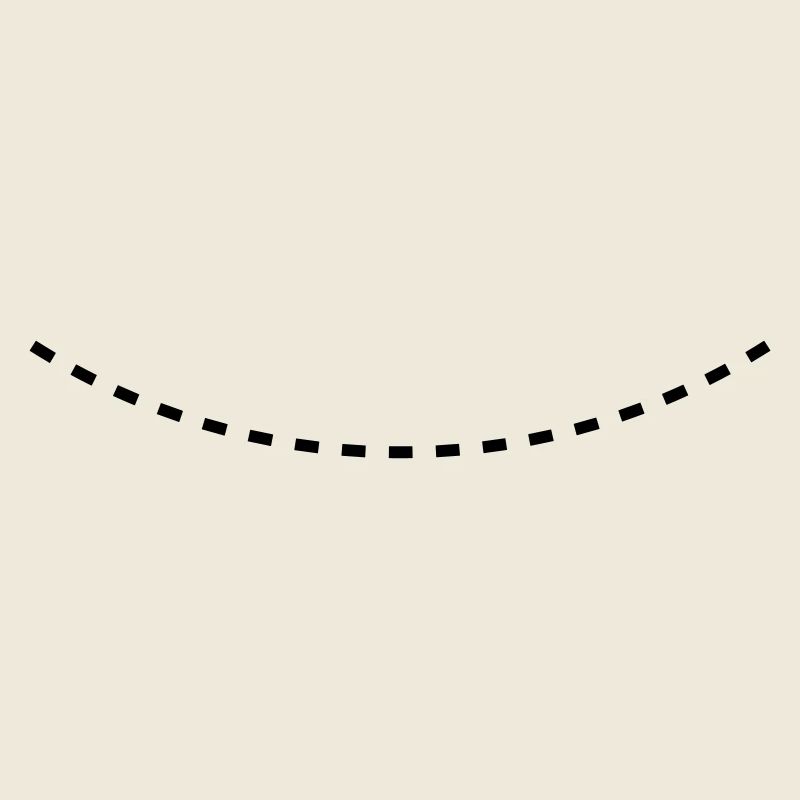 Dashed Curved Line