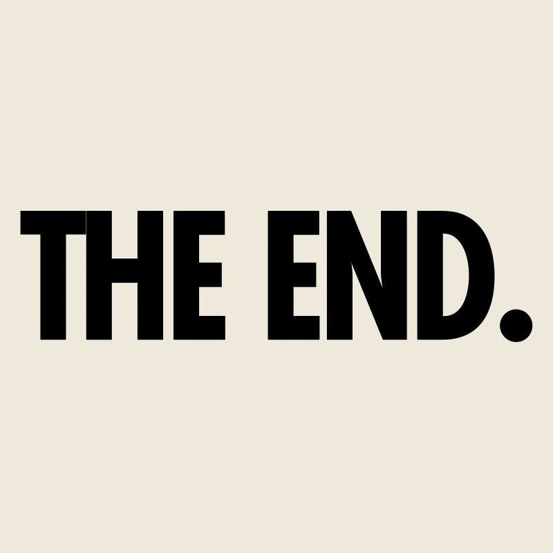 the end.