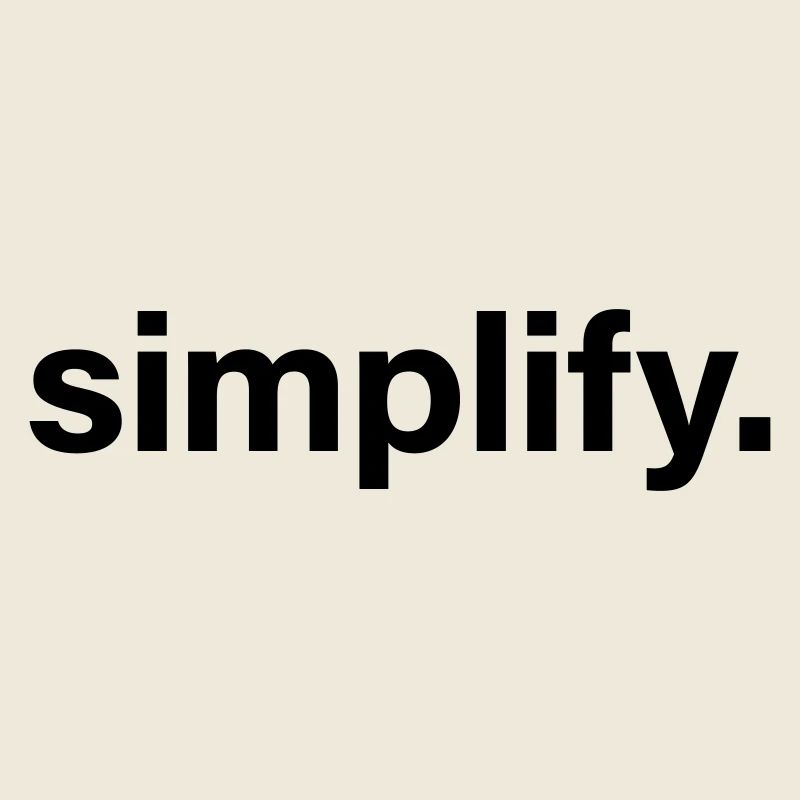 simplify