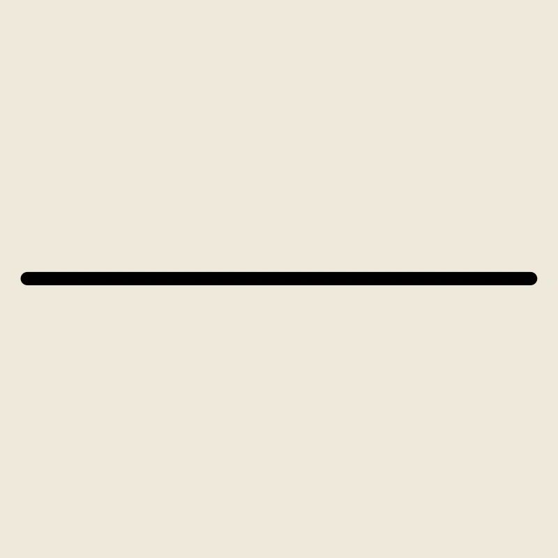 Math symbol - straight line