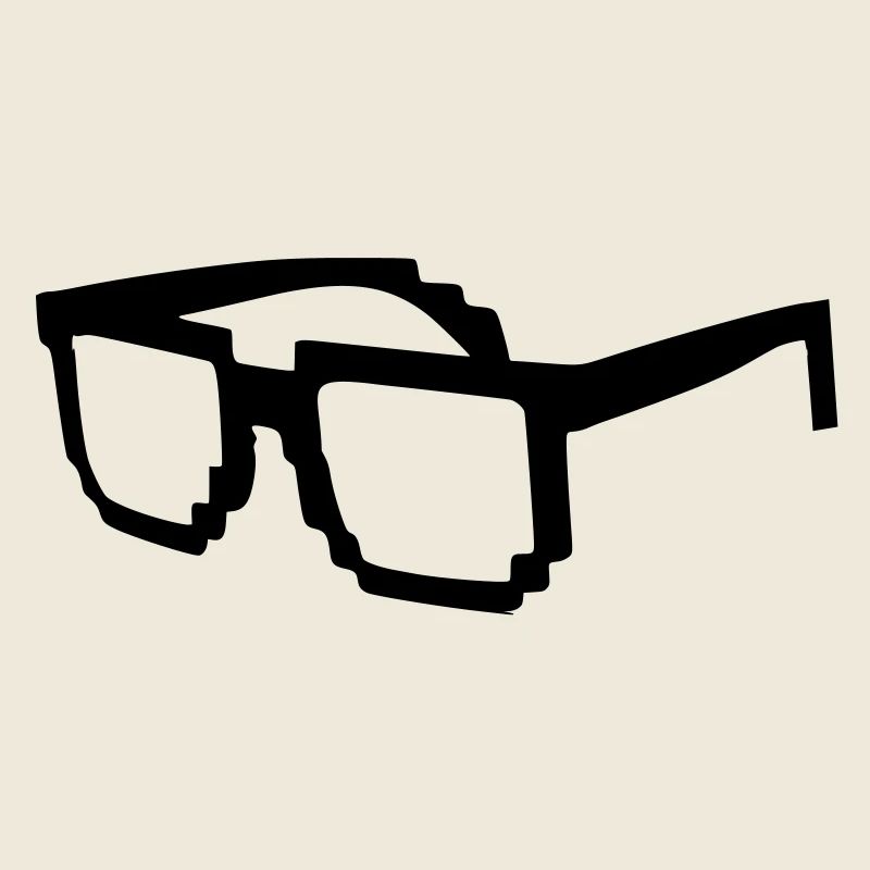 Nerd glasses pixels