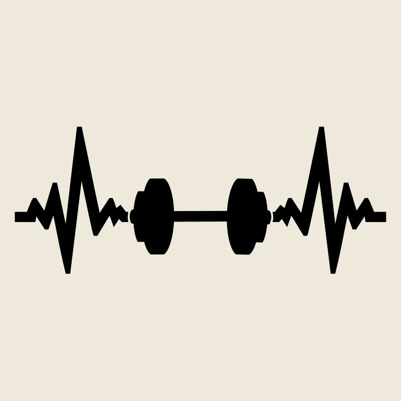 pulse frequency hantel cool design heart beat trai