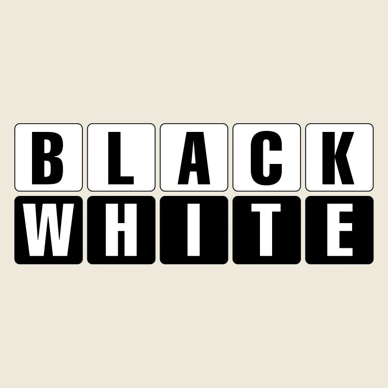 Black and White
