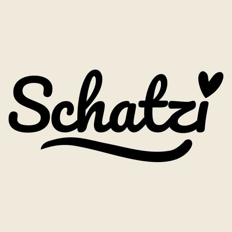 Schatzi Schrift Herz