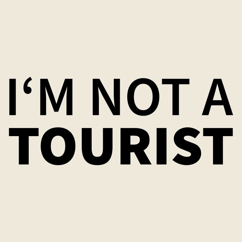 pas un touriste