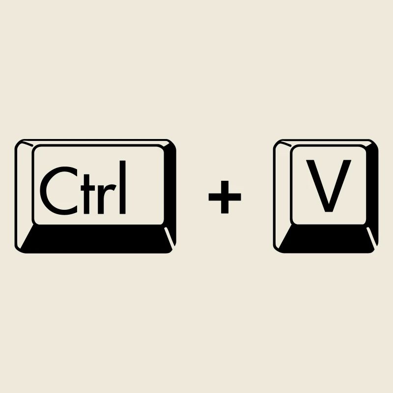 Copier coller drôle de cadeau pour les jumeaux