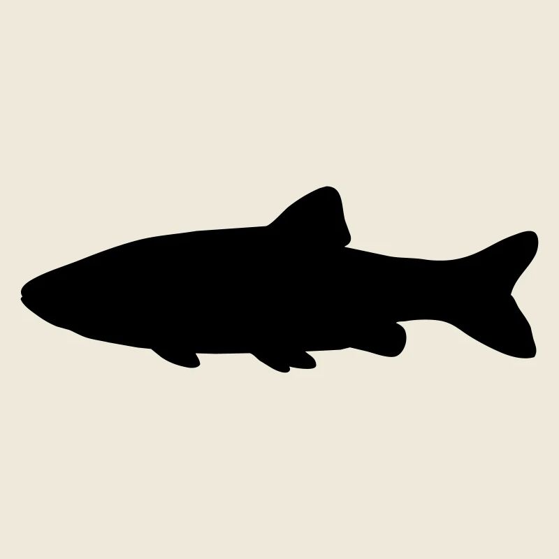 Fisch-Silhouette Döbel