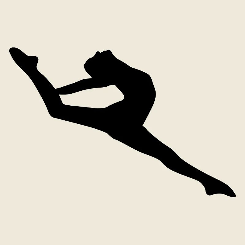 Vector Ballet dancer Silhouette