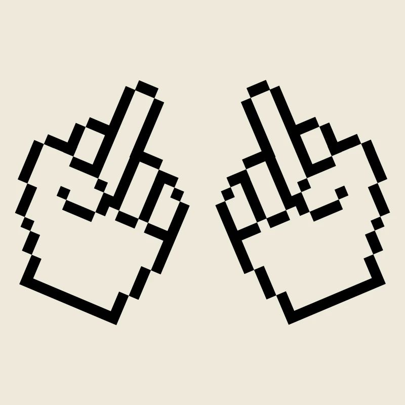 mittelfinger pixel