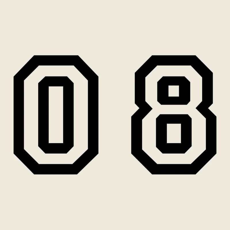 Nummer - 08 - null acht
