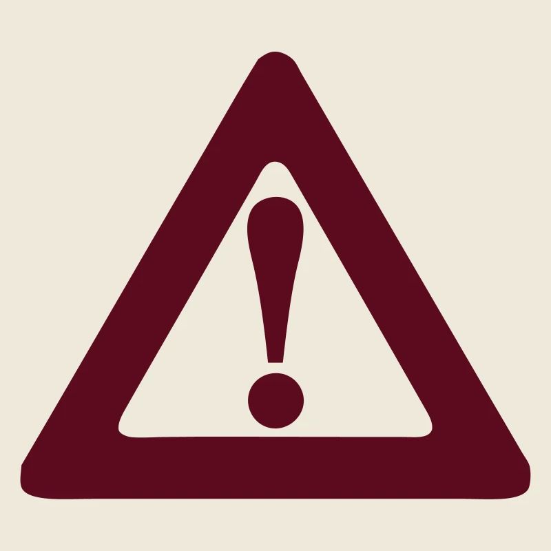 Danger icon exclamation triangle