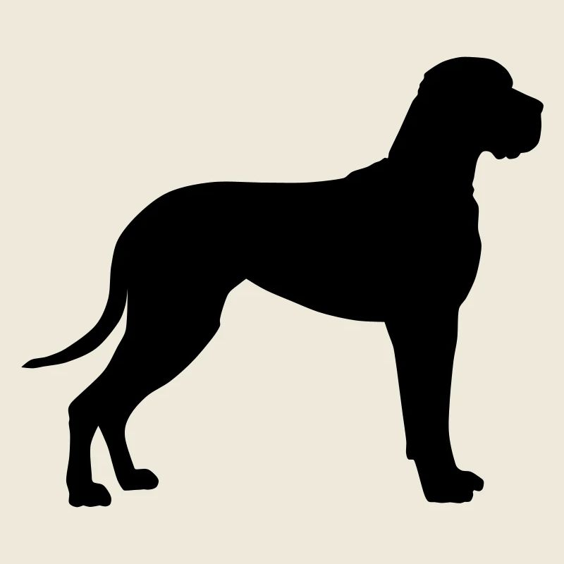 Silhouette du Dogue allemand 1