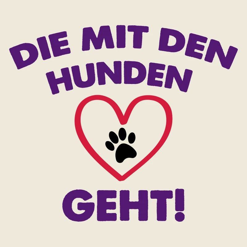 die mit den hunden geht