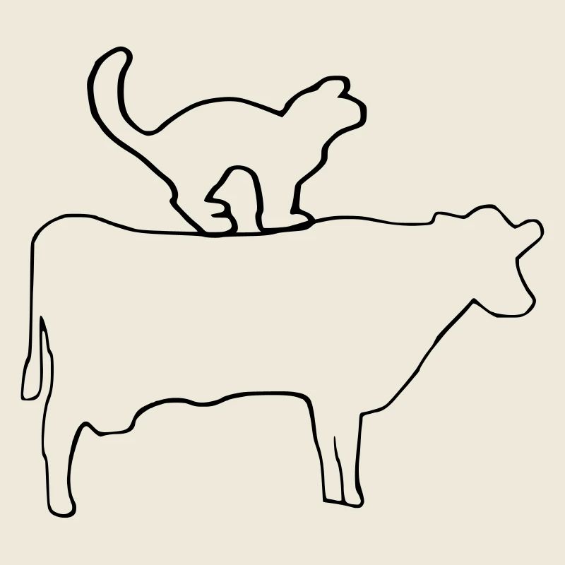 Chat vache