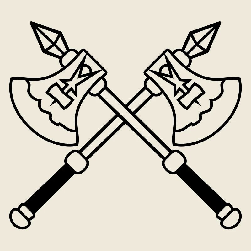 Crossed warrior Aexte