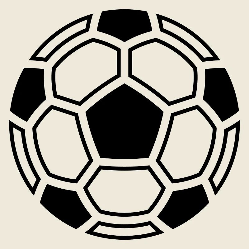 Fußball Mosaik (Ball Logo Symbol Piktogramm / 1C)