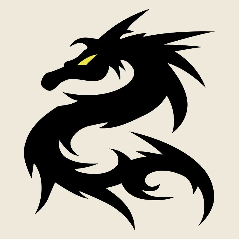 Drache Fantasy Tattoo