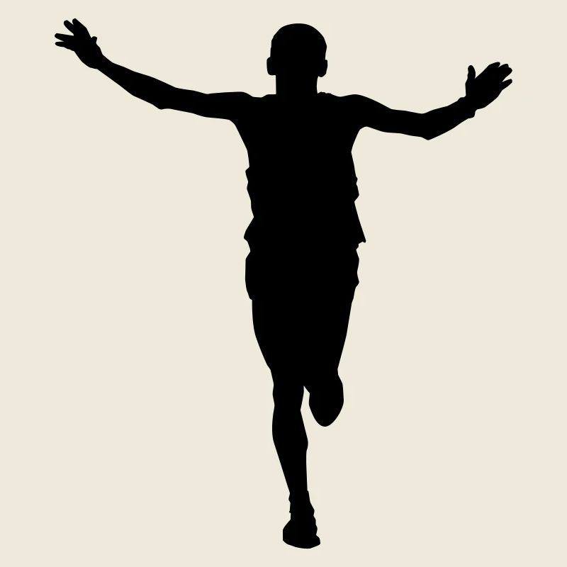 running man face - man running