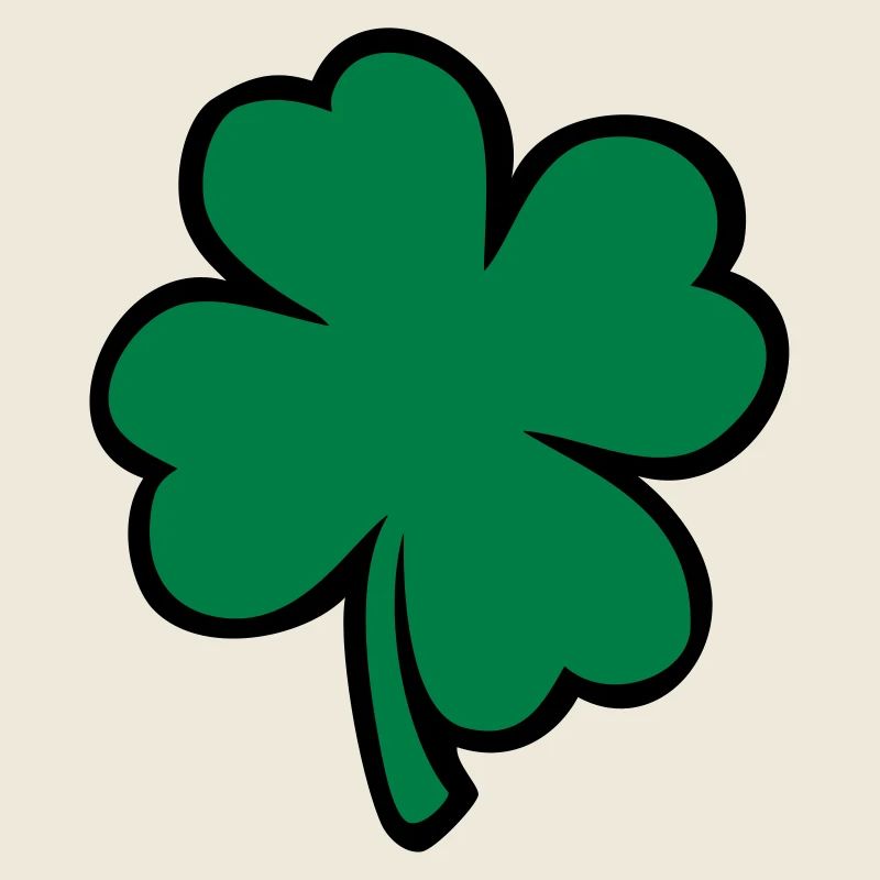 vierblättriges Kleeblatt irisch