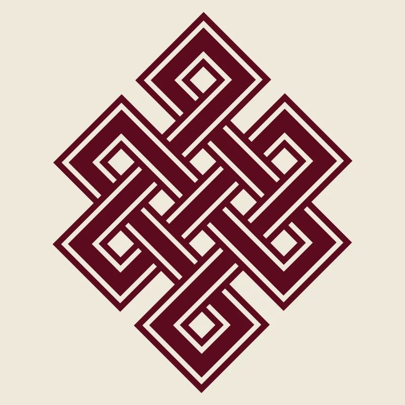 Tibetan endless knot, eternal, buddhism, celtic