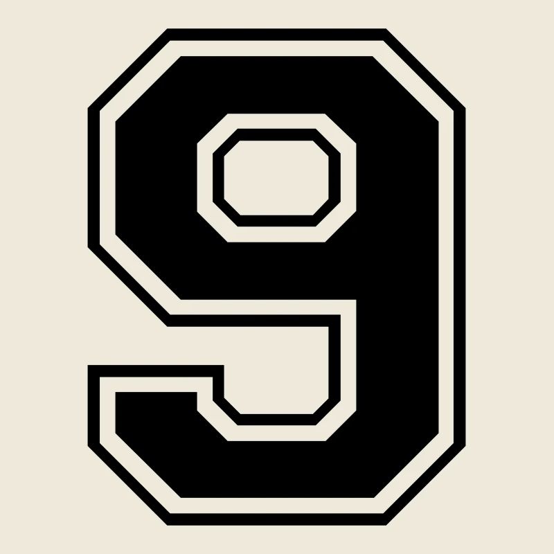 9, nine, number, number