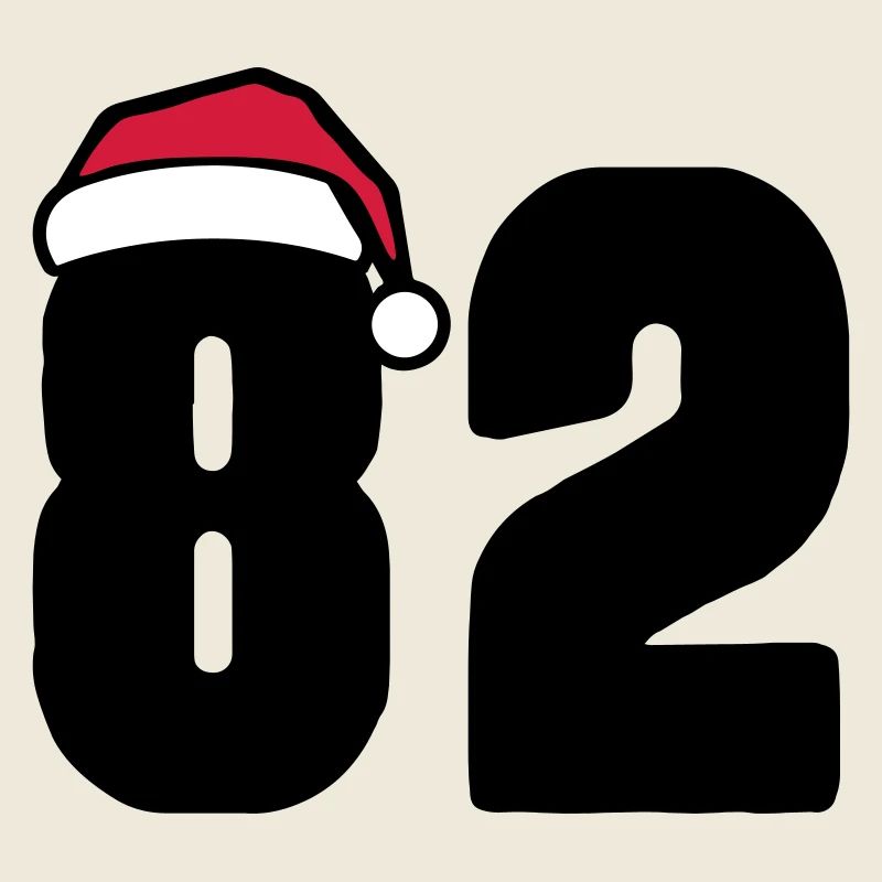 82 Zahl Weihnachten