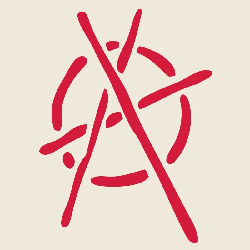 anarchy logo stencil